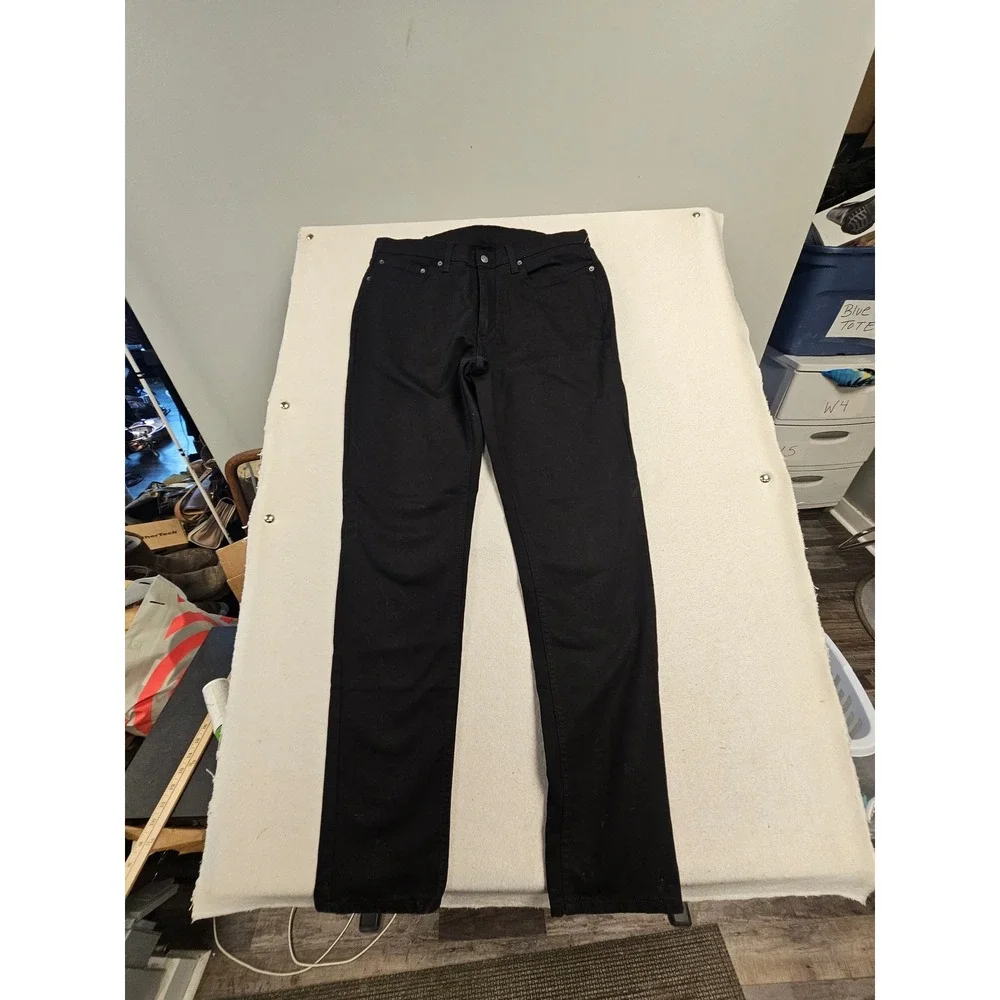 Levis‎ 531 Athletic Slim Jeans Mens 36x36 Black Denim WaterLess 85494-0032